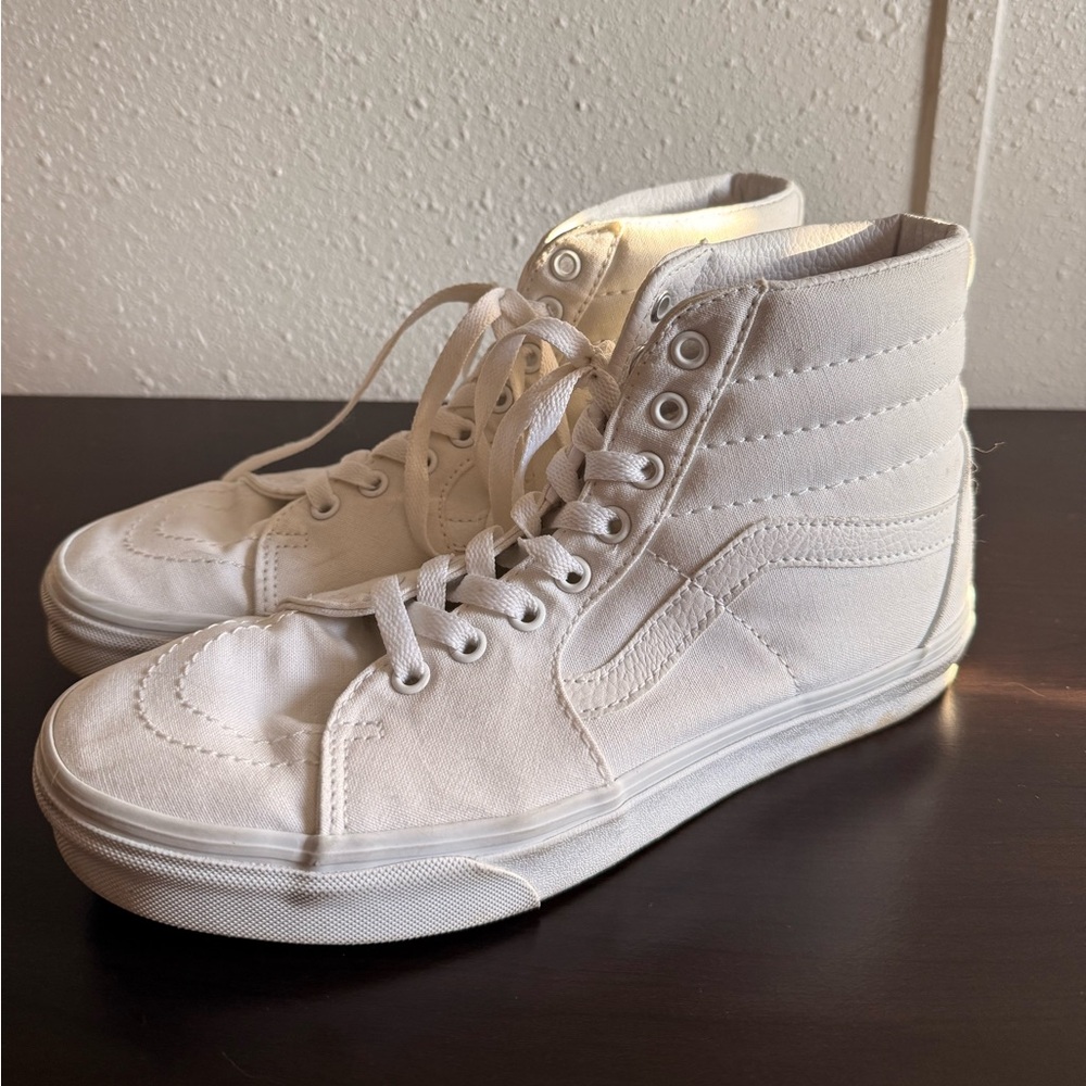 White high top vans